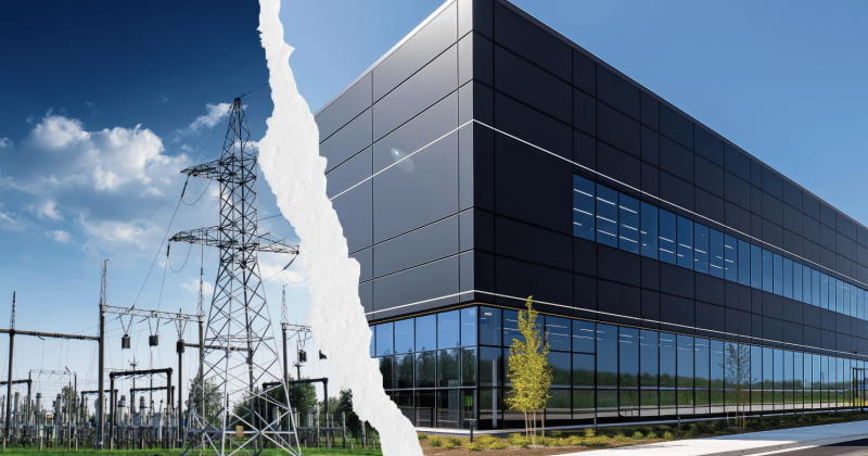 Terrain foncier datacenter avec raccordement électrique RTE Enedis